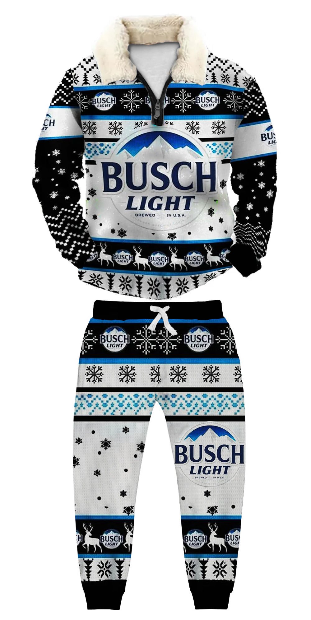 Ugly Quarter Zip Sweatshirt & Sweatpant Set 5f6c - product image