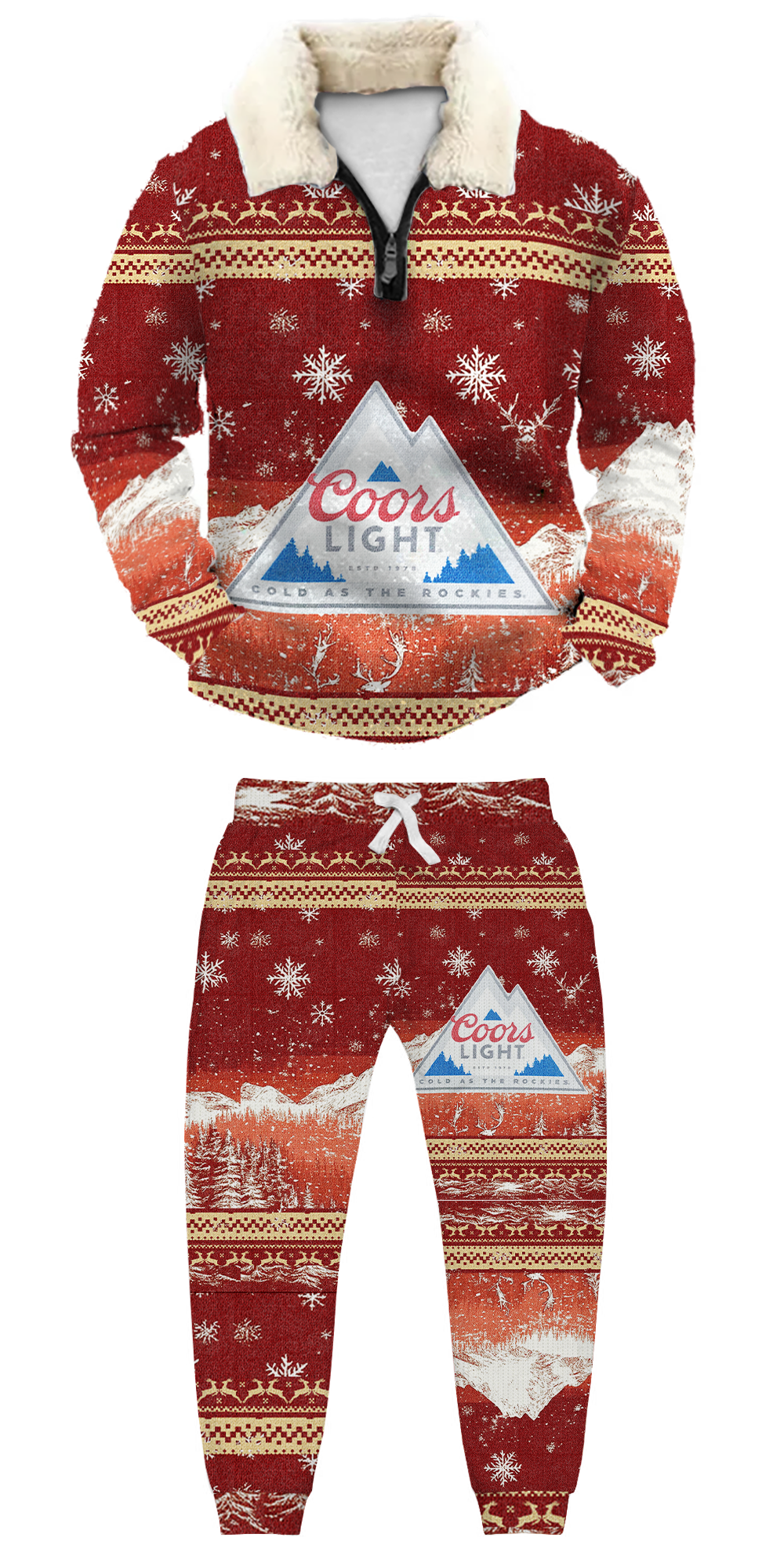 Ugly Quarter Zip Sweatshirt & Sweatpant Set af1f 46b9 - product image