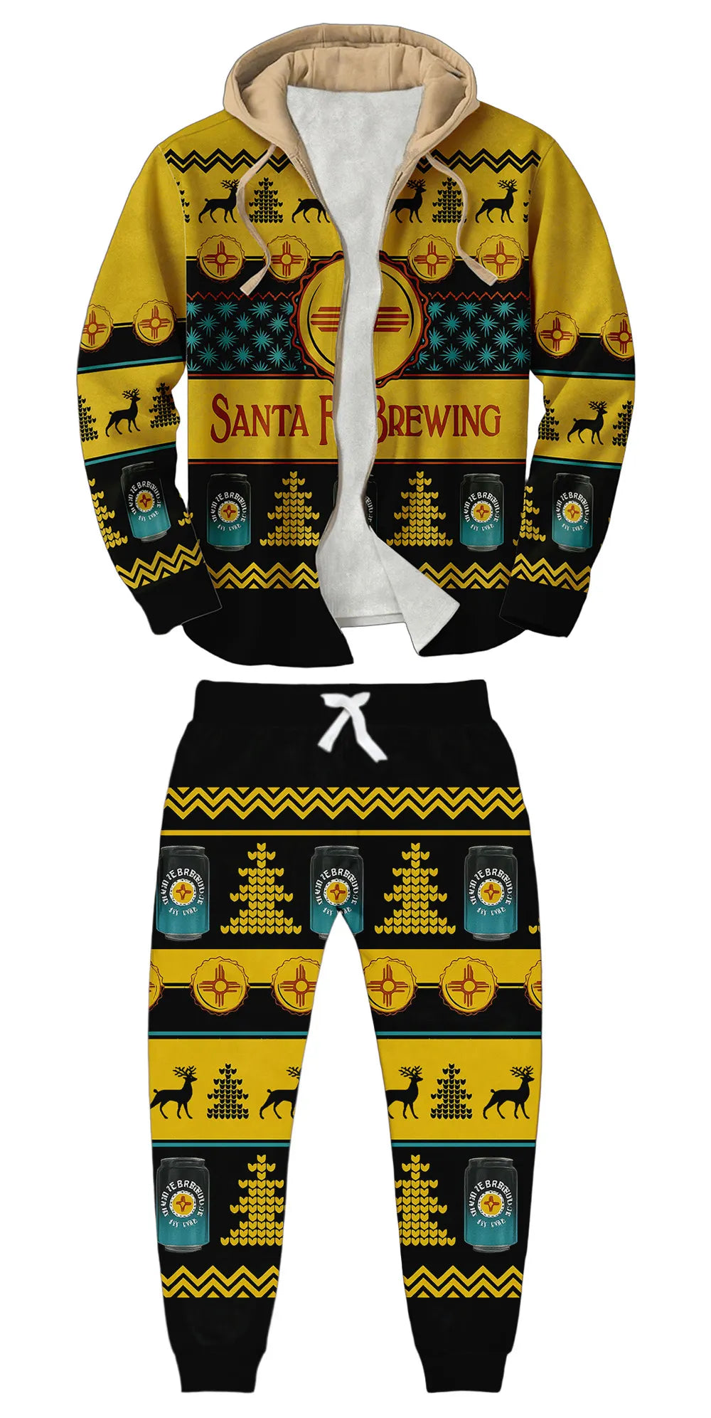 Ugly Zip Hoodie & Sweatpant Set 7234a 25569a - product image