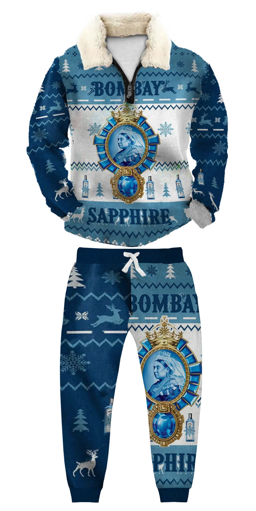 Ugly Quarter Zip Sweatshirt & Sweatpant Set d47f - product image