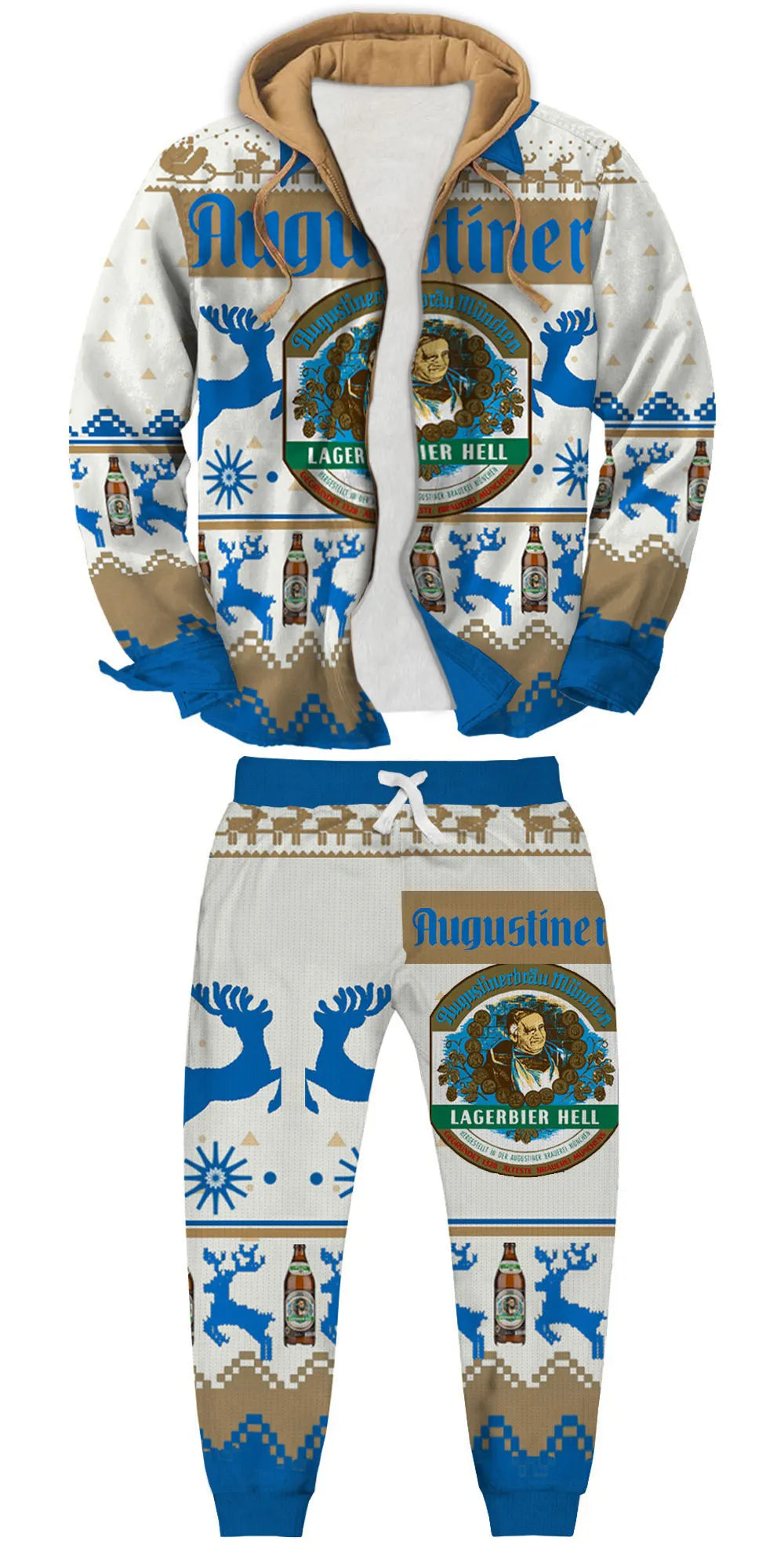 Ugly Zip Hoodie & Sweatpant Set ab40 - product image