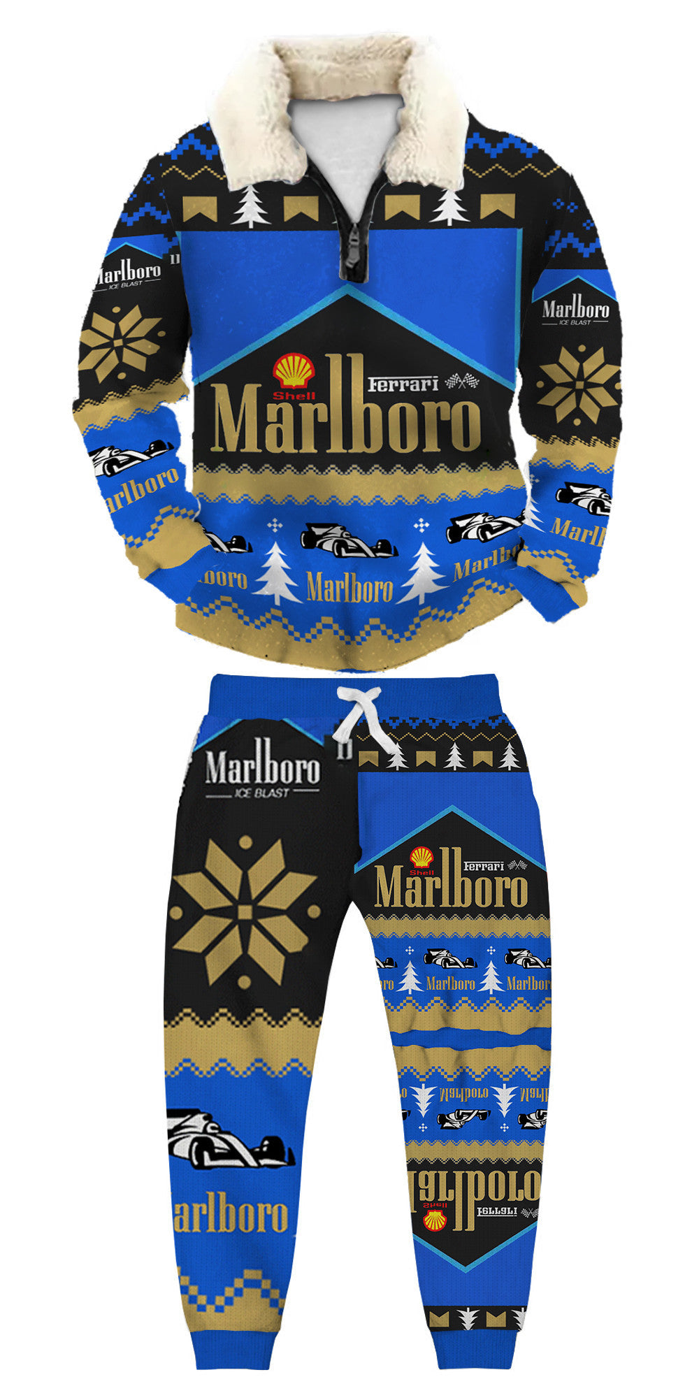 Ugly Quarter Zip Sweatshirt & Sweatpant Set 63ca - product image