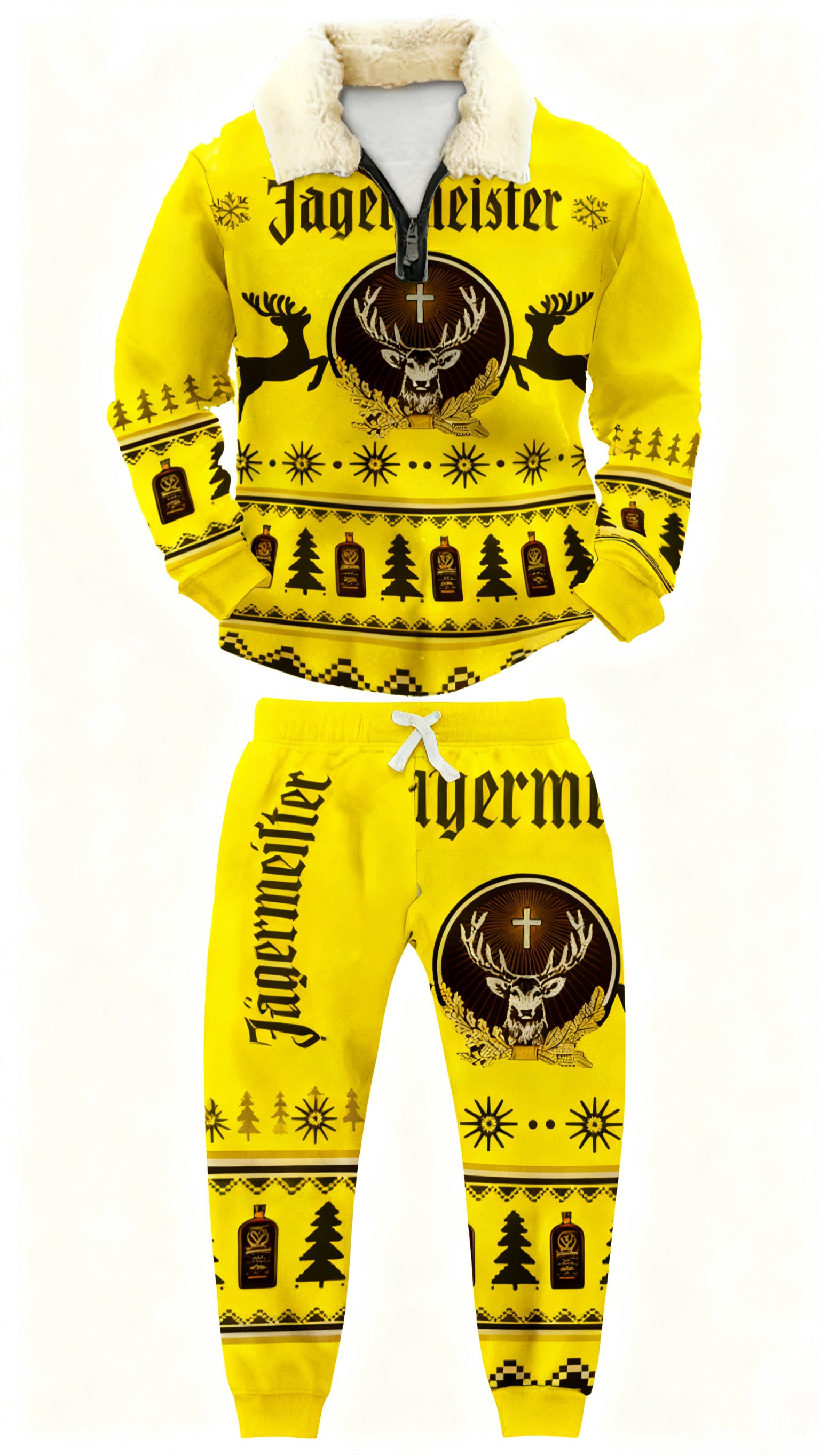 Ugly Quarter Zip Sweatshirt & Sweatpant Set 6614 - product image 3