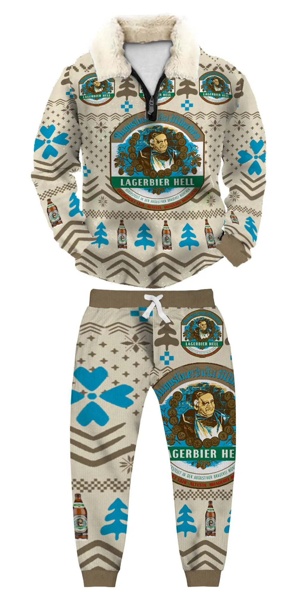 Ugly Quarter Zip Sweatshirt & Sweatpant Set fee9 - product image