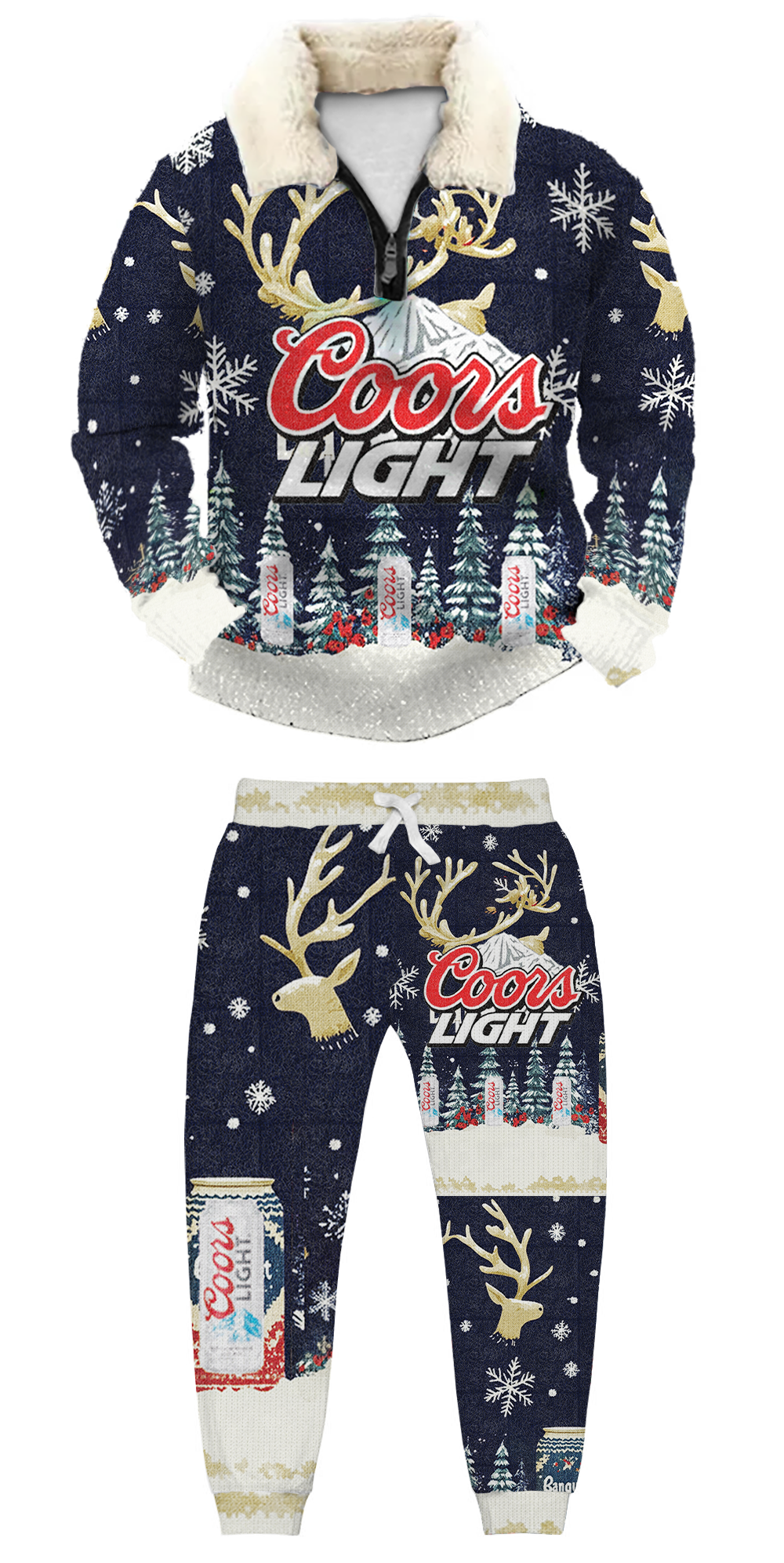 Ugly Quarter Zip Sweatshirt & Sweatpant Set af1f 0b2a - product image