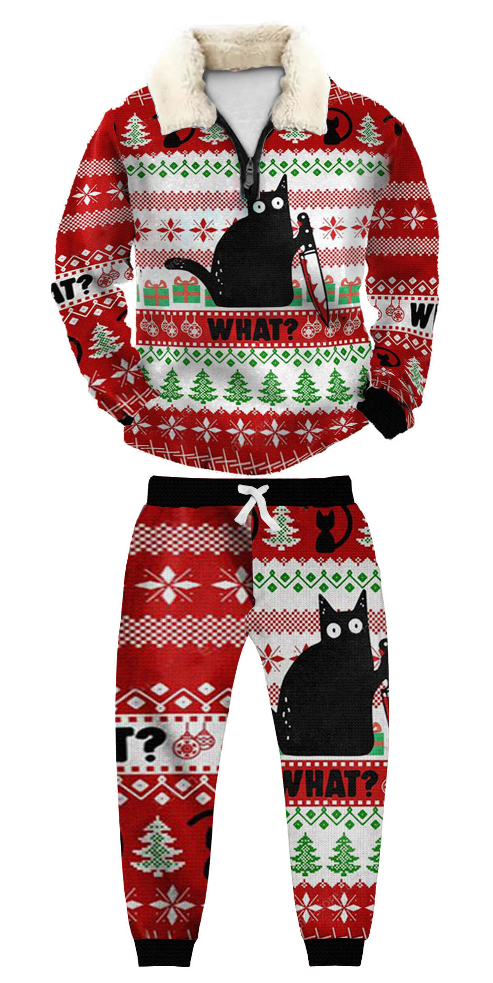 Ugly Quarter Zip Sweatshirt & Sweatpant Set 2b3d - product image