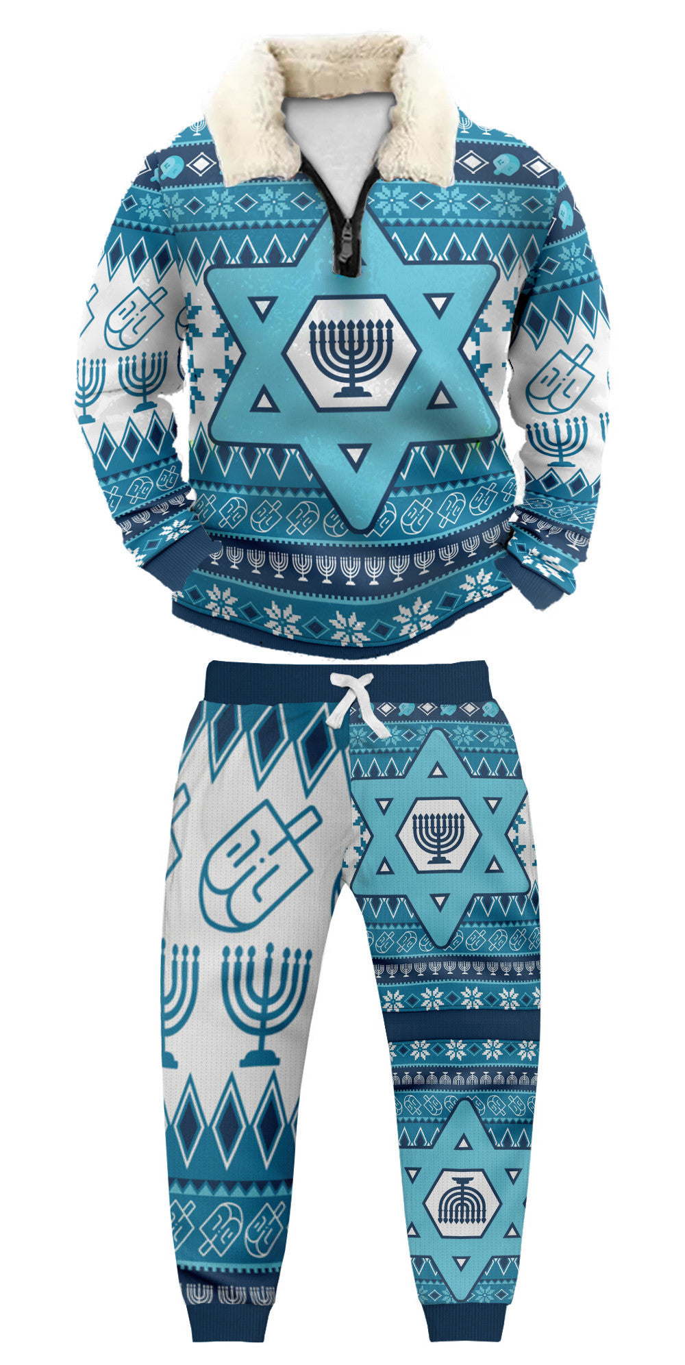 Ugly Quarter Zip Sweatshirt & Sweatpant Set f36d - product image