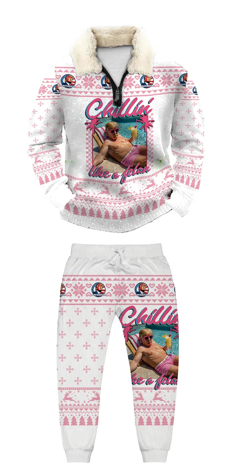 Ugly Quarter Zip Sweatshirt & Sweatpant Set af1f c82b - product image