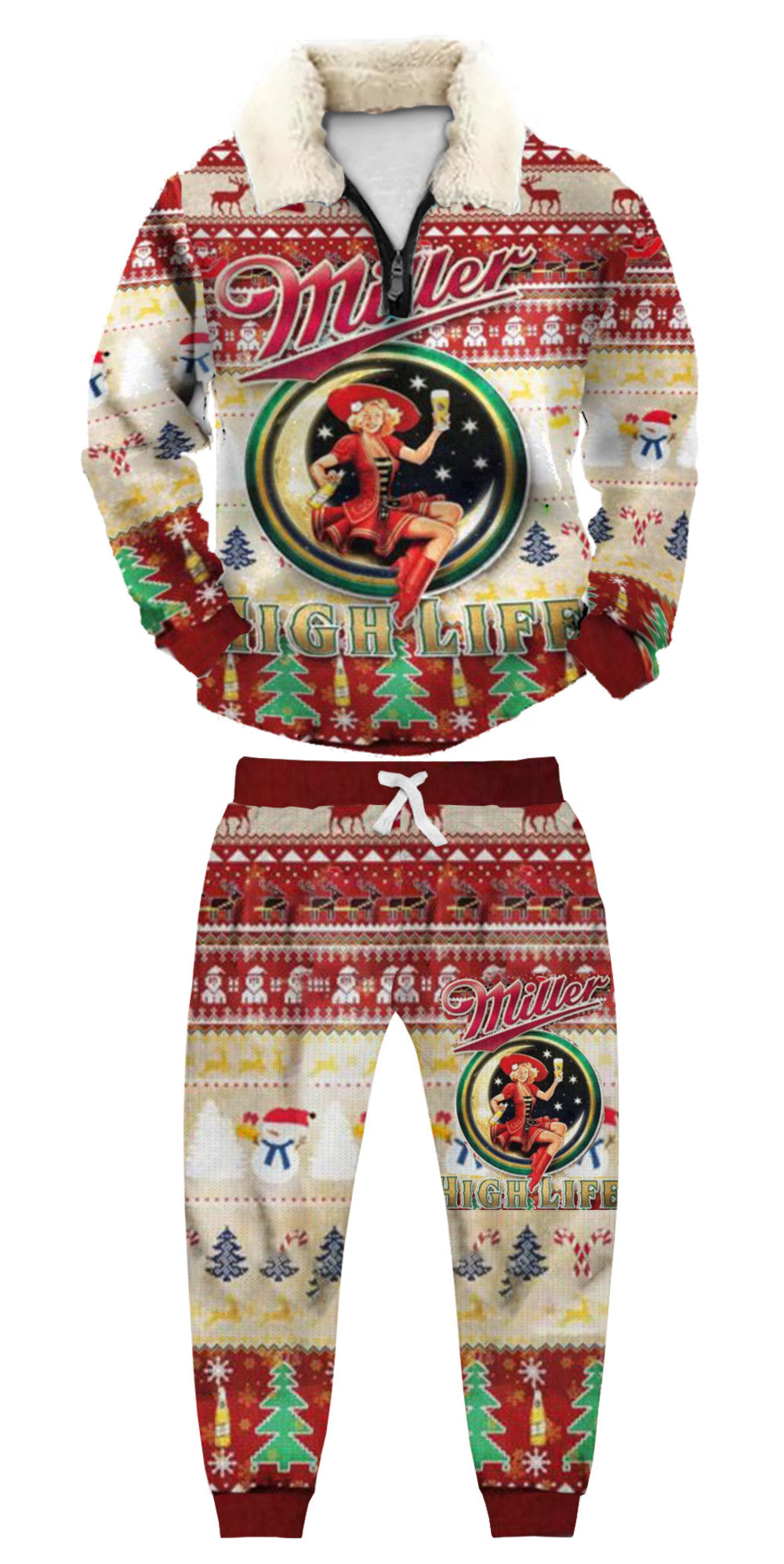 Ugly Quarter Zip Sweatshirt & Sweatpant Set 0426 - product image