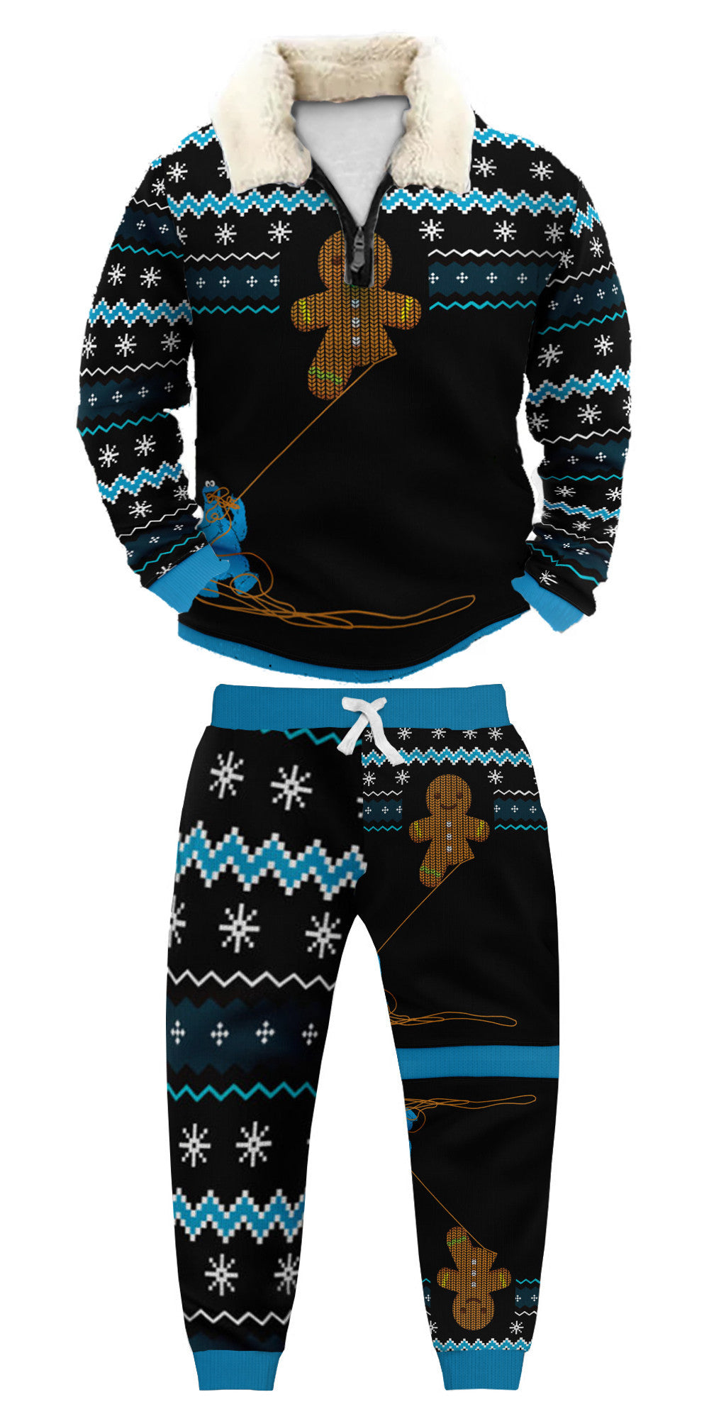 Ugly Quarter Zip Sweatshirt & Sweatpant Set aaca - product image
