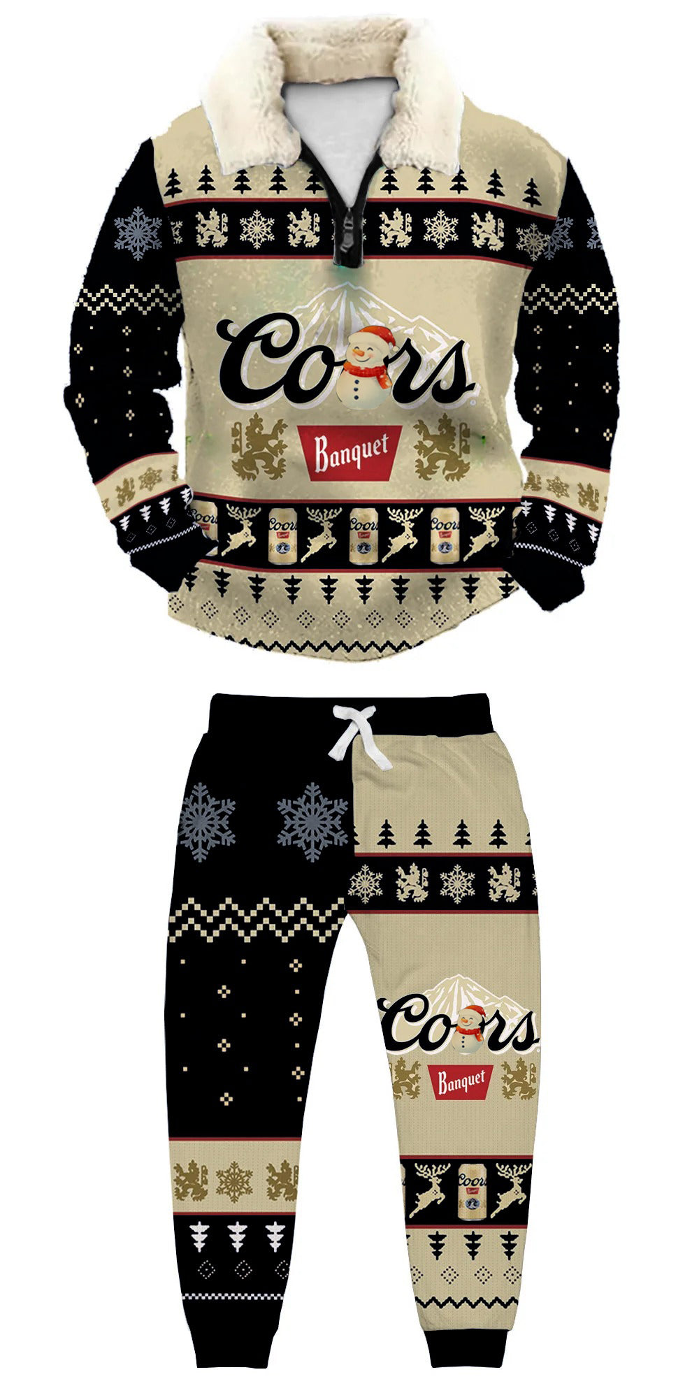 Ugly Quarter Zip Sweatshirt & Sweatpant Set af1f 383f - product image