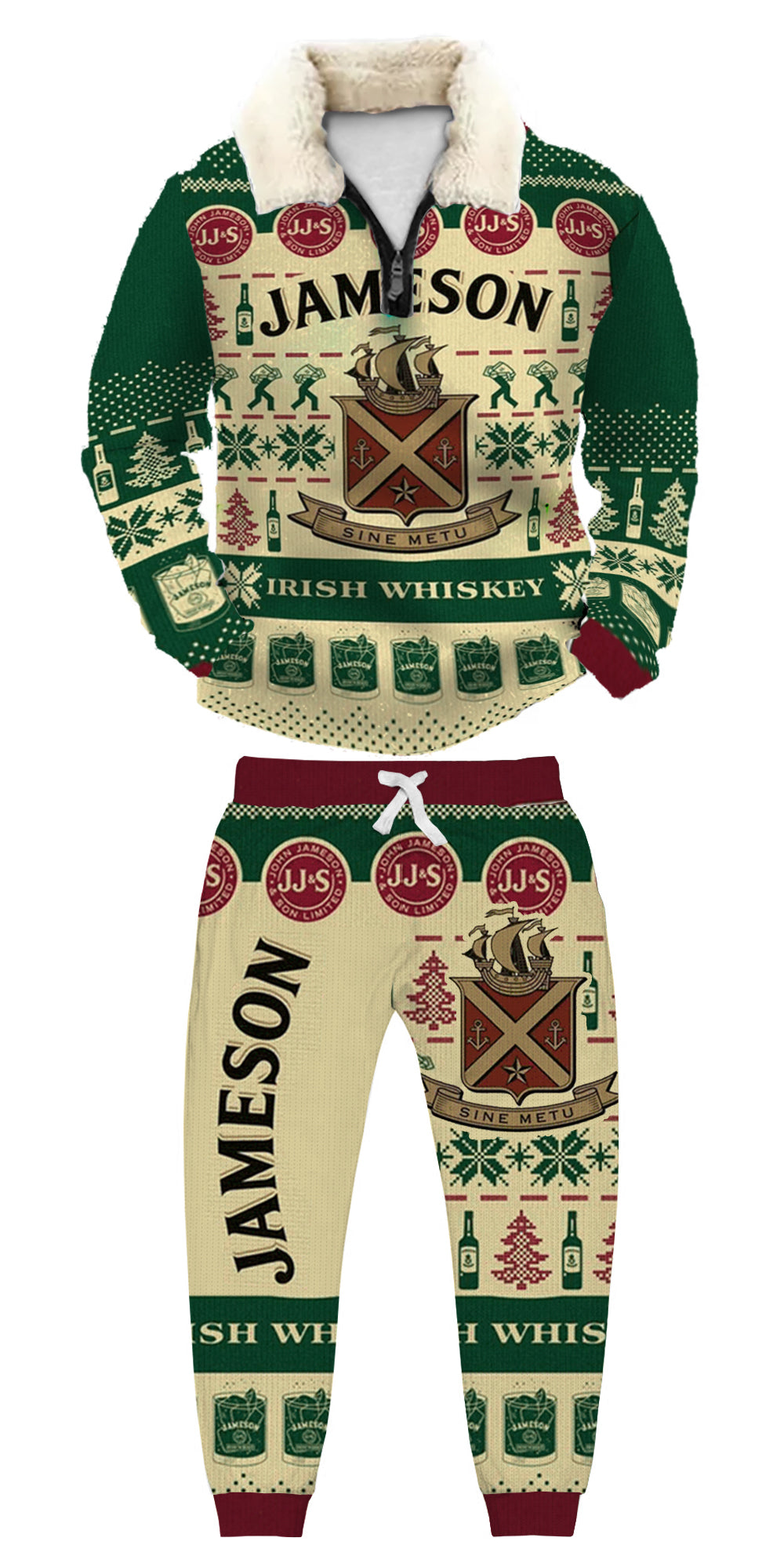 Ugly Quarter Zip Sweatshirt & Sweatpant Set c3fa - product image
