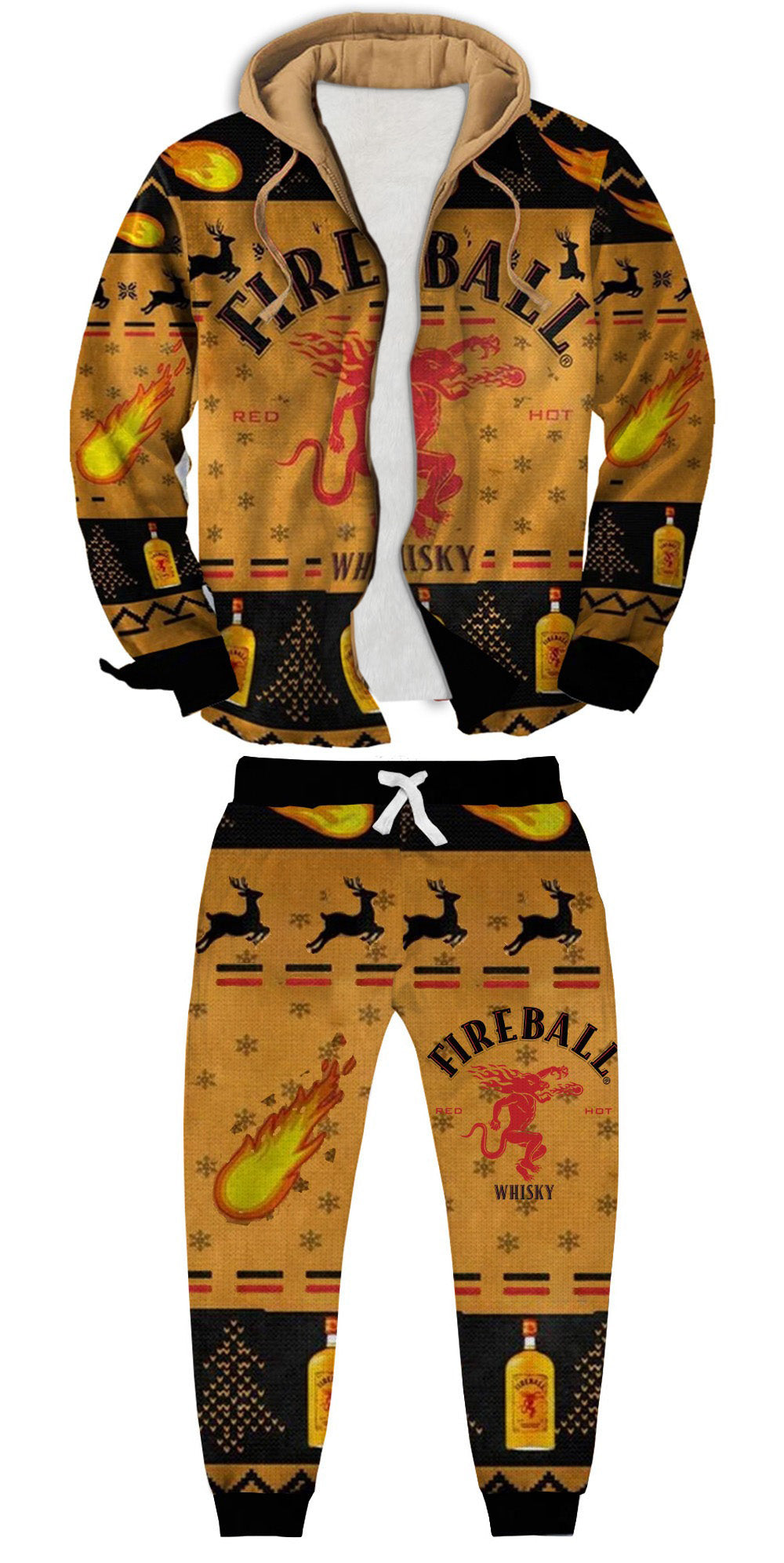 Ugly Zip Hoodie & Sweatpant Set 4003 - product image