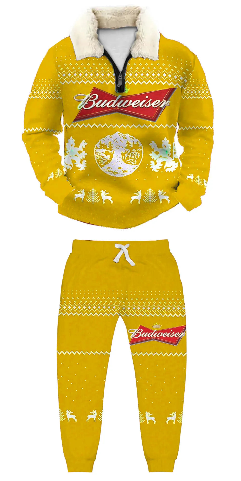 Ugly Quarter Zip Sweatshirt & Sweatpant Set bdab - product image 6
