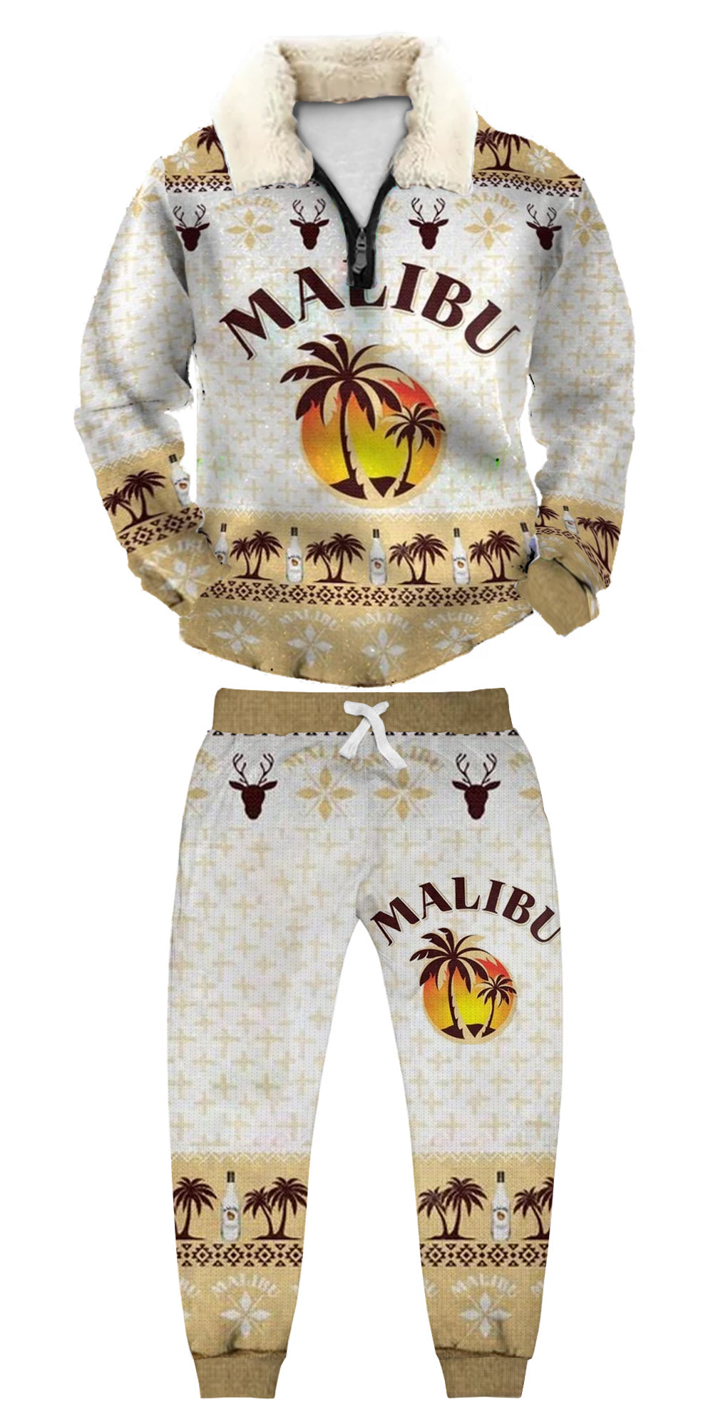 Ugly Quarter Zip Sweatshirt & Sweatpant Set 4cd5 - product image