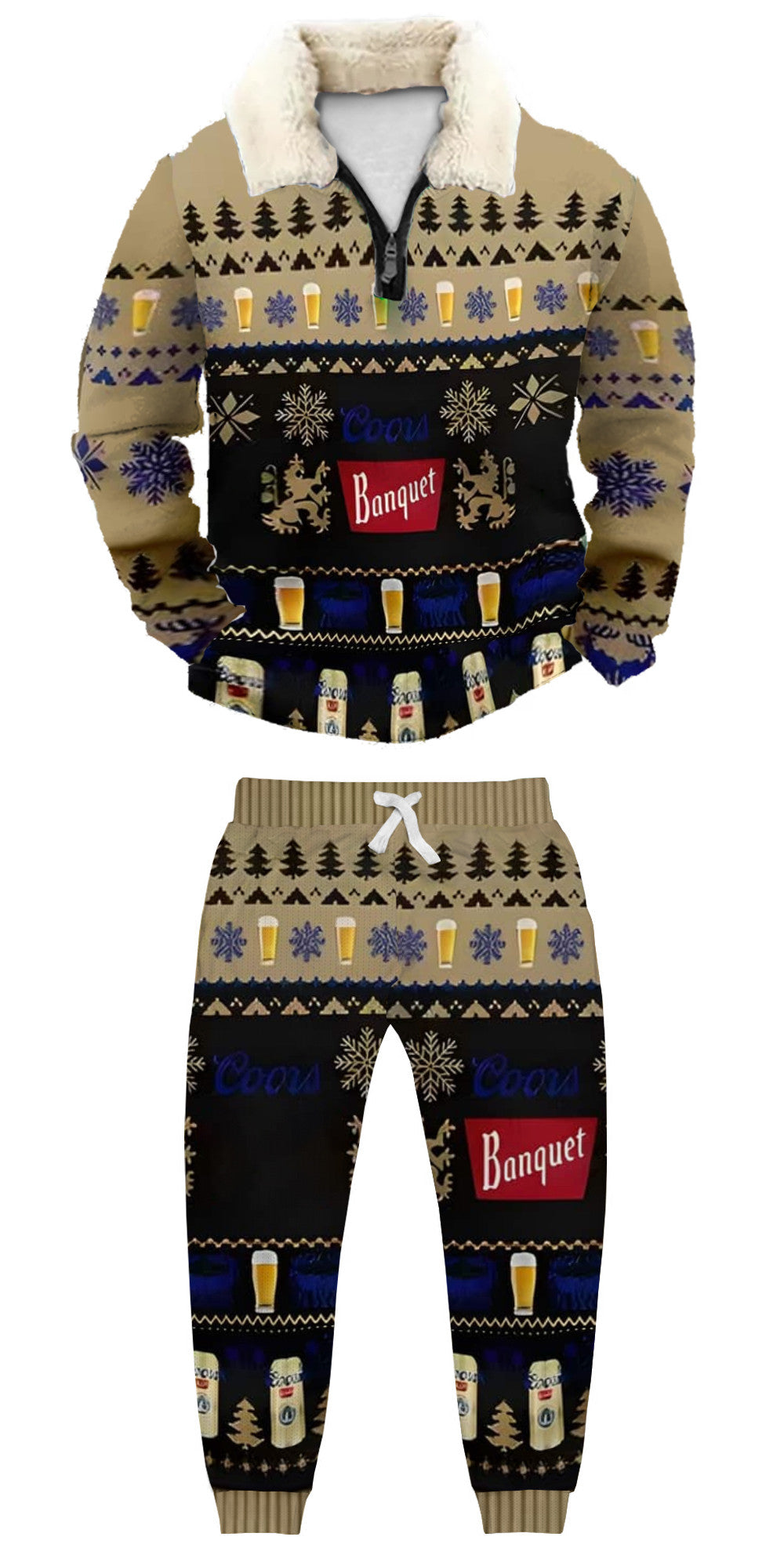 Ugly Quarter Zip Sweatshirt & Sweatpant Set af1f eaca - product image