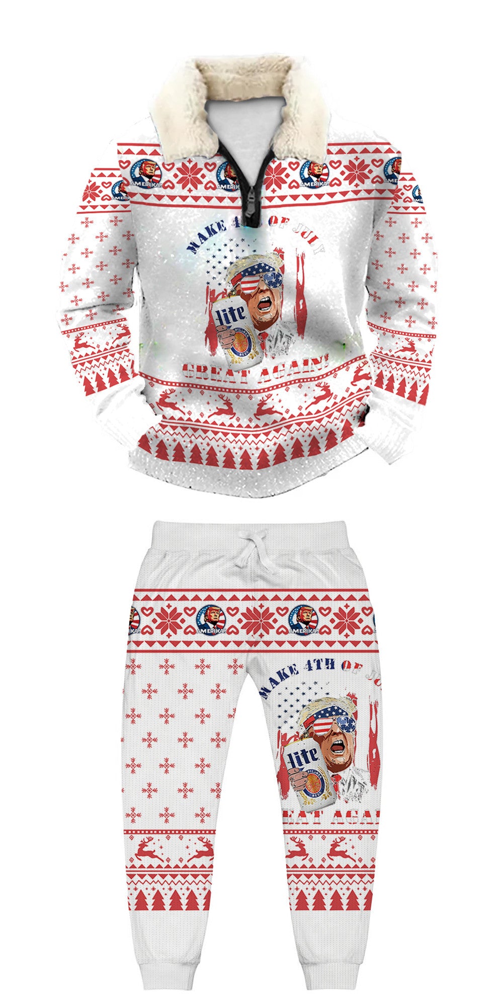 Ugly Quarter Zip Sweatshirt & Sweatpant Set af1f fa31 - product image