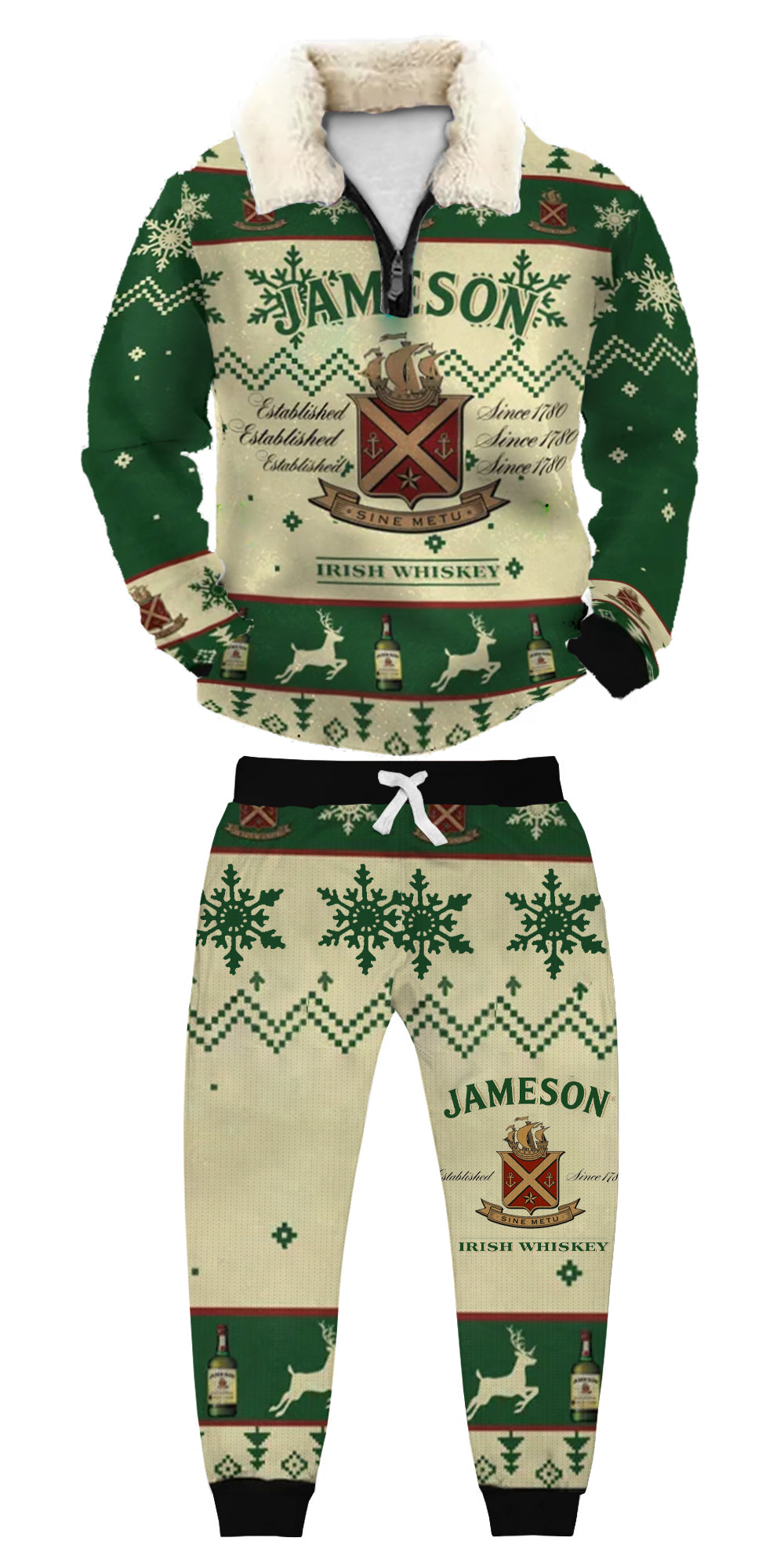 Ugly Quarter Zip Sweatshirt & Sweatpant Set a2fc - product image