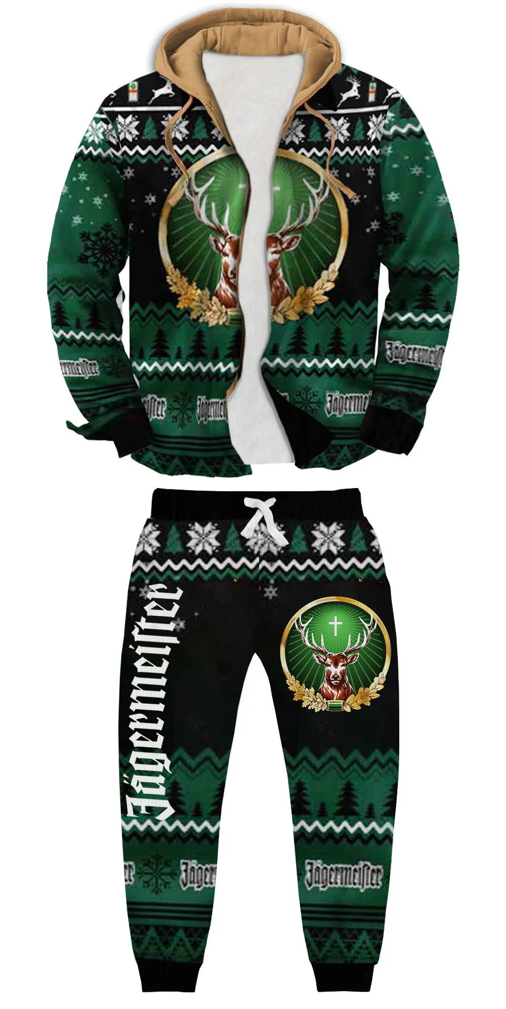 Ugly Zip Hoodie & Sweatpant Set c697 - product image