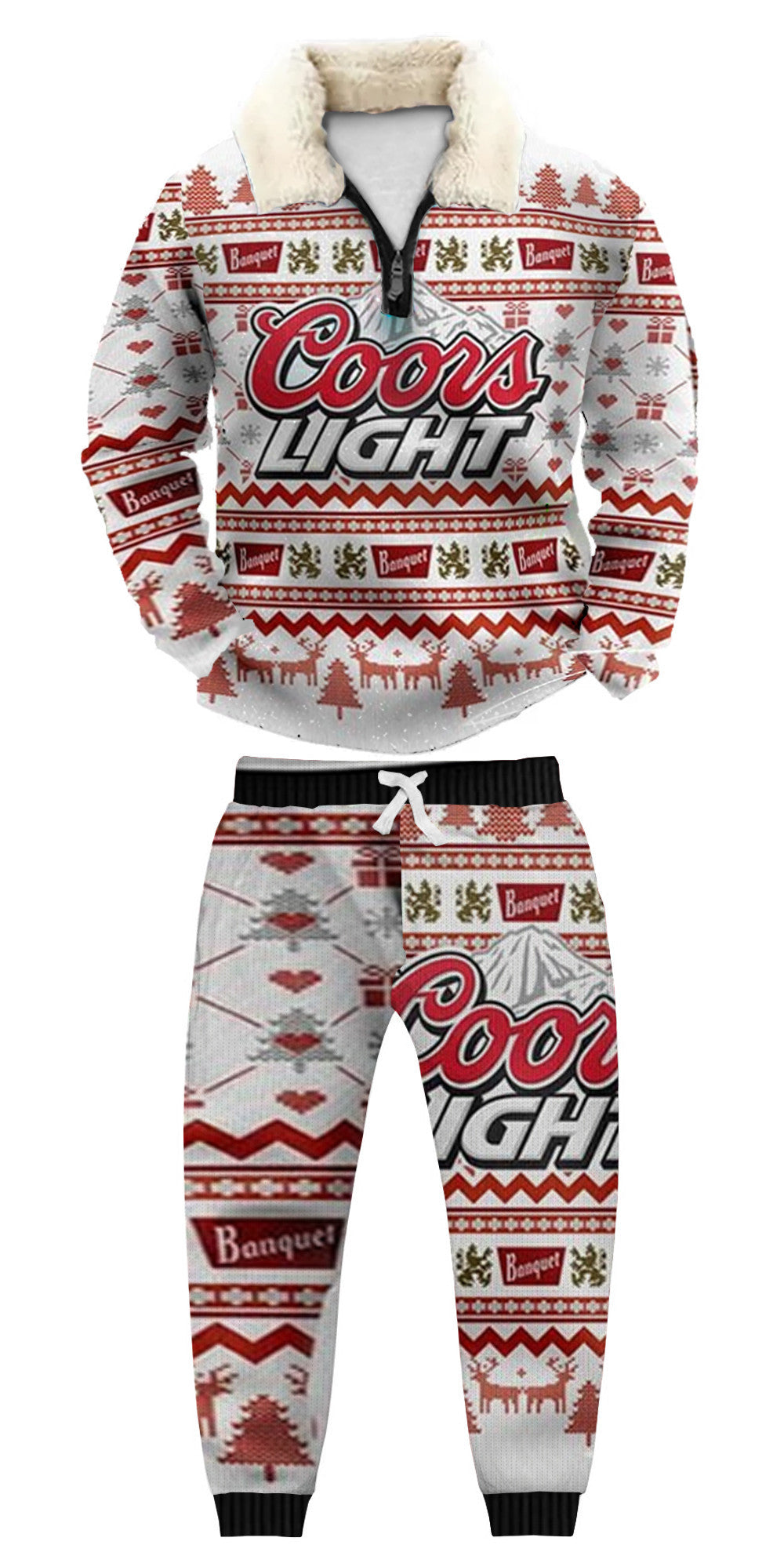Ugly Quarter Zip Sweatshirt & Sweatpant Set efd3 - product image