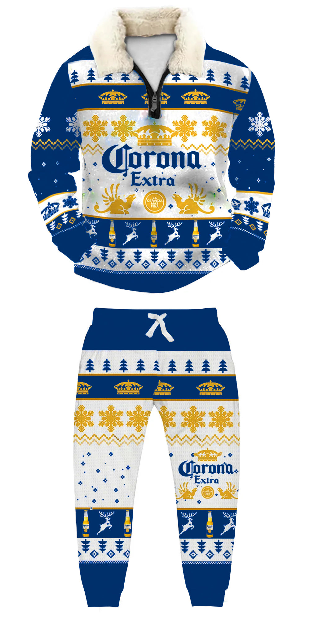 Ugly Quarter Zip Sweatshirt & Sweatpant Set c6df - product image 5