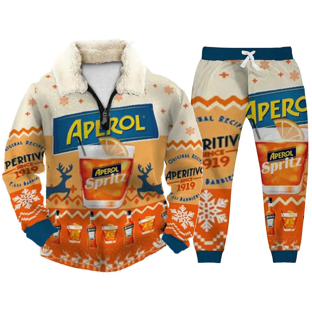 Ugly Quarter Zip Sweatshirt & Sweatpant Set b3c2 - product image