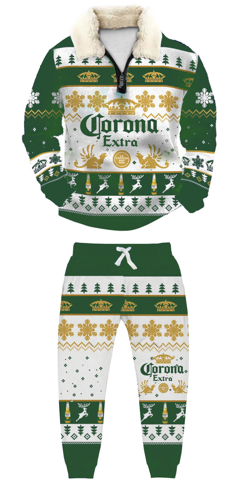 Ugly Quarter Zip Sweatshirt & Sweatpant Set c6df - product image 2