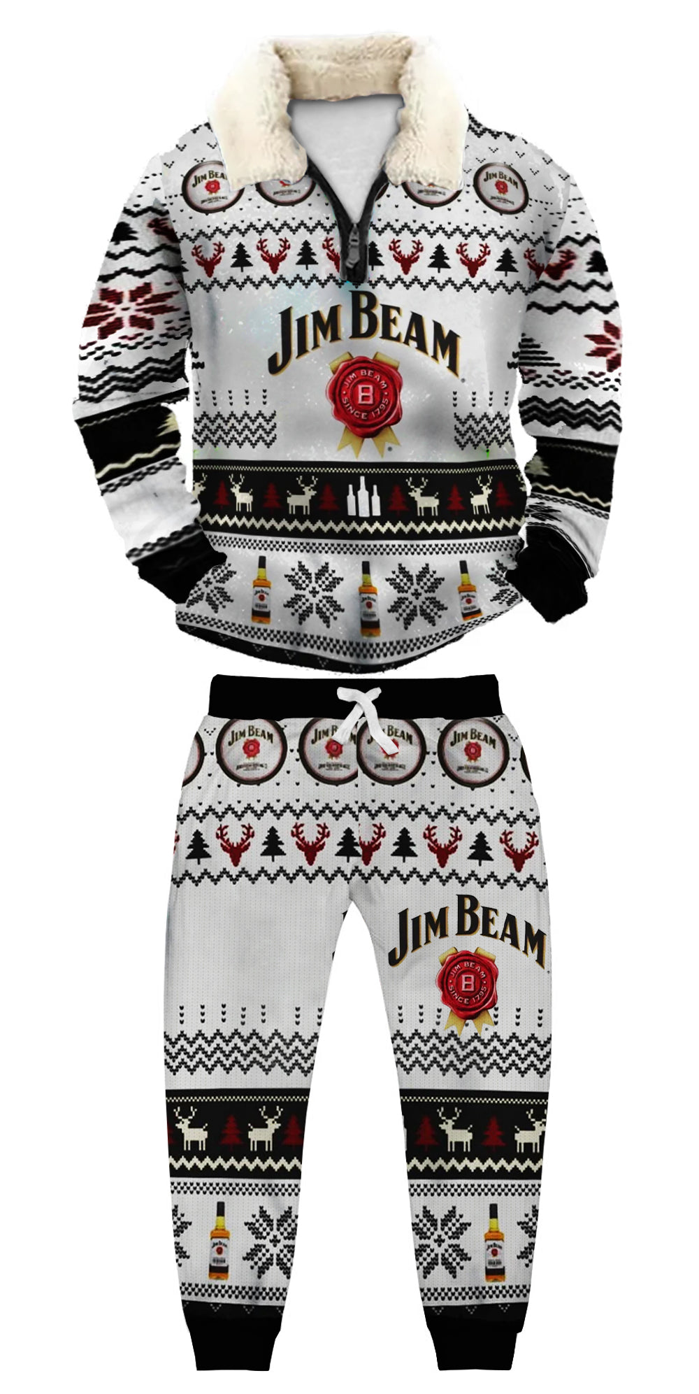 Ugly Quarter Zip Sweatshirt & Sweatpant Set b0d3 - product image