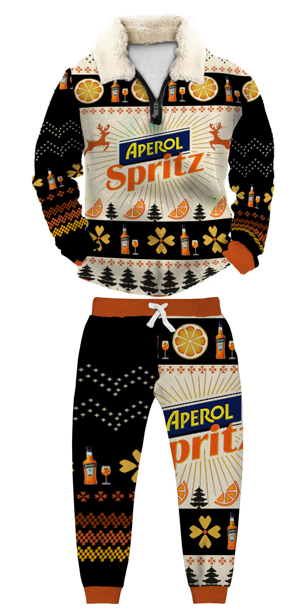 Ugly Quarter Zip Sweatshirt & Sweatpant Set ee0f - product image