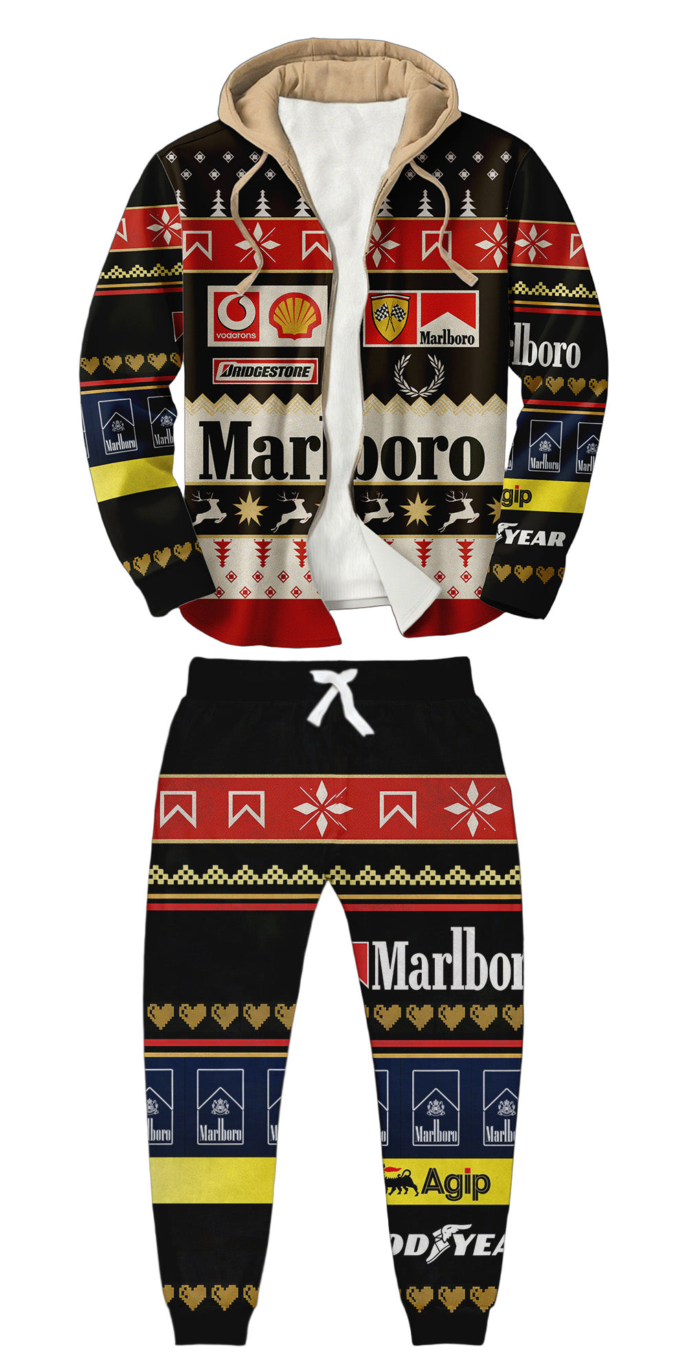 Ugly Zip Hoodie & Sweatpant Set 3234h c9d9f1 - product image