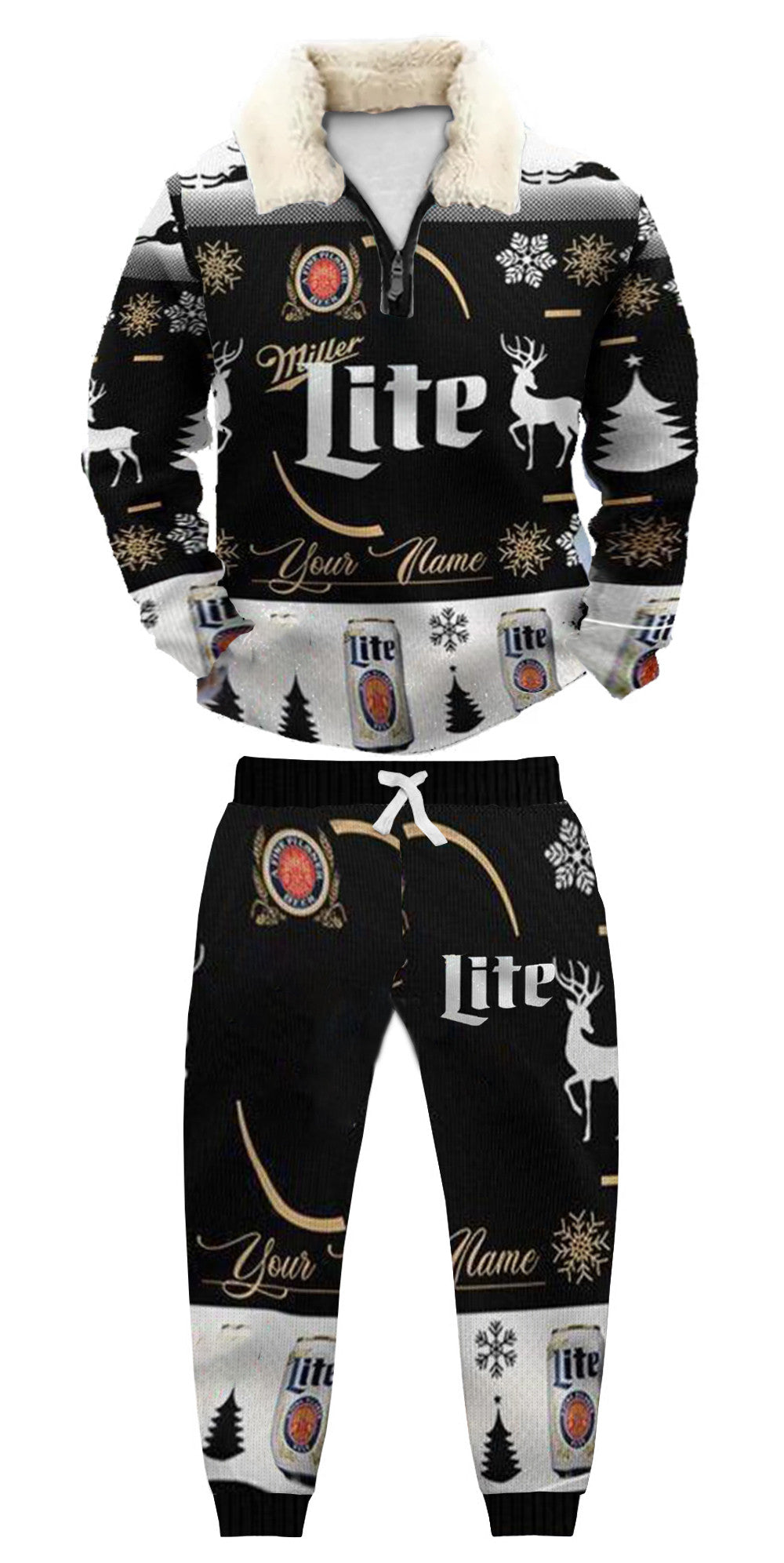 Ugly Quarter Zip Sweatshirt & Sweatpant Set af1f 65f9 - product image