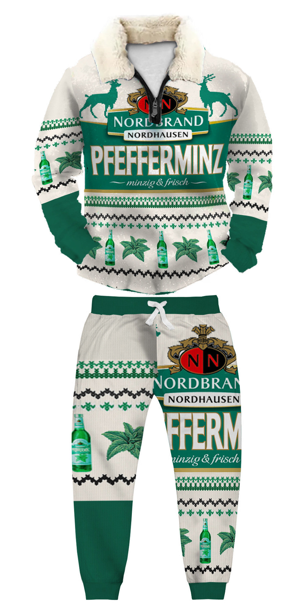 Ugly Quarter Zip Sweatshirt & Sweatpant Set d24b - product image