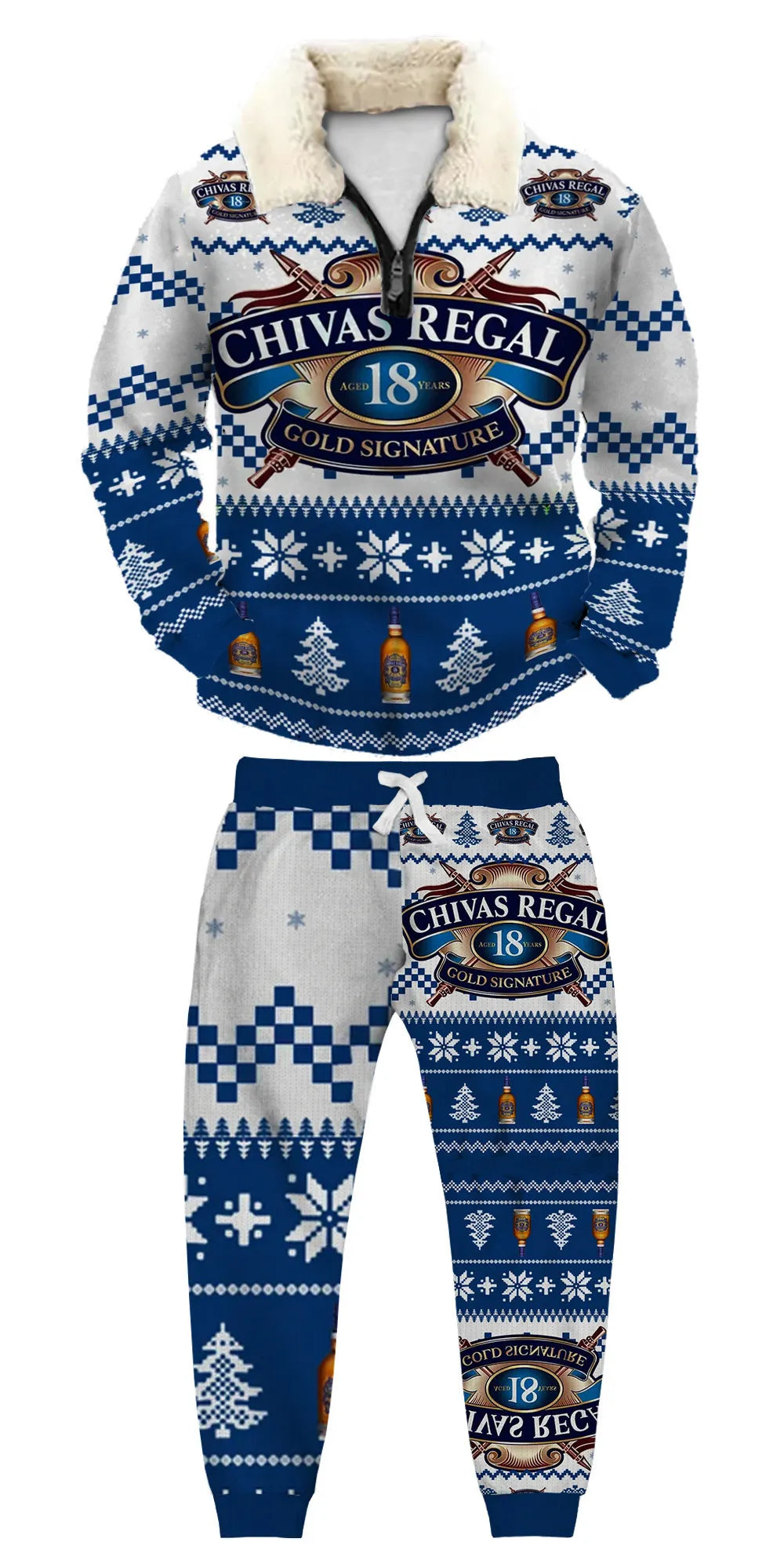 Ugly Quarter Zip Sweatshirt & Sweatpant Set cbc8 - product image