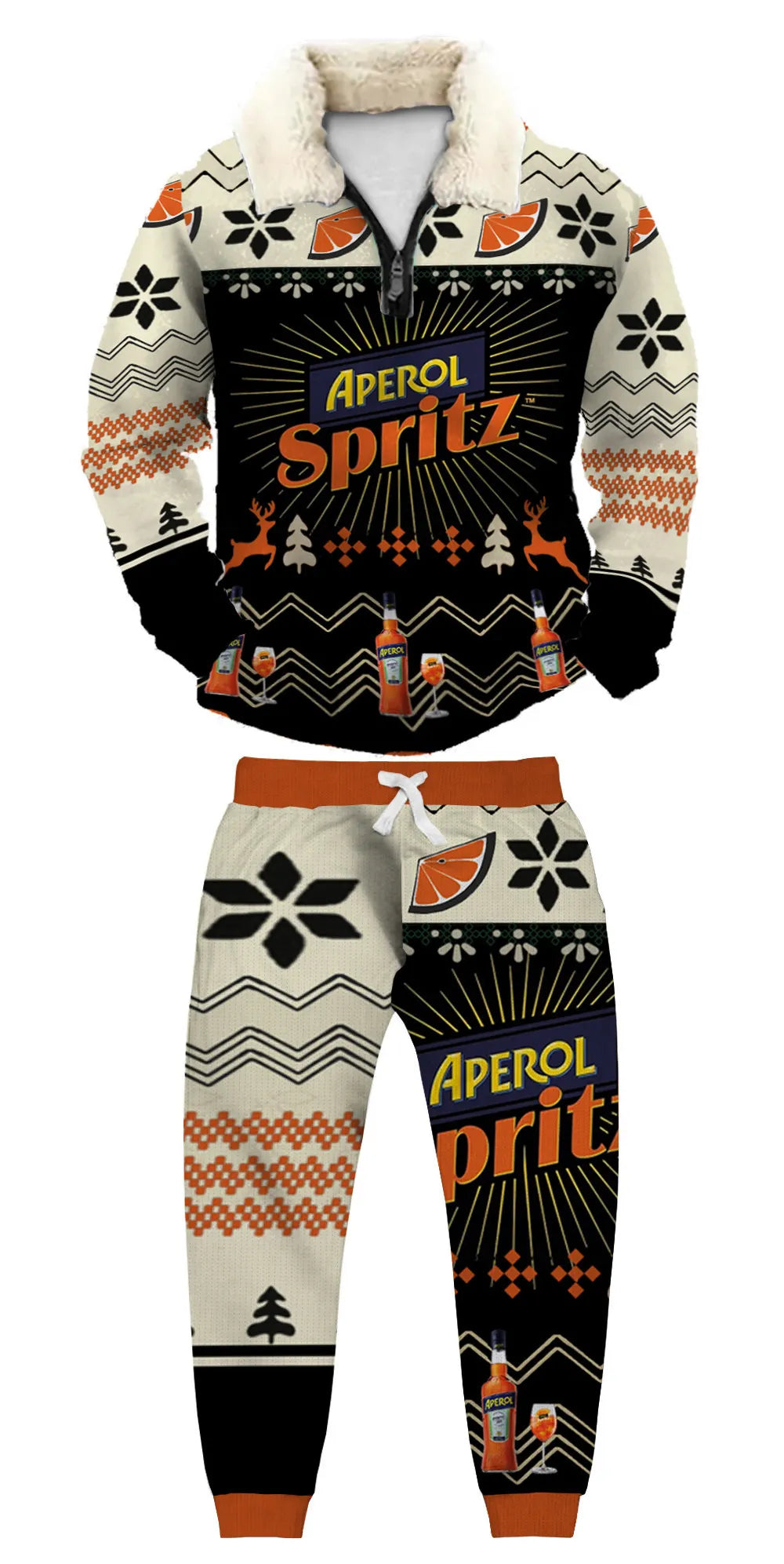 Ugly Quarter Zip Sweatshirt & Sweatpant Set 312a - product image