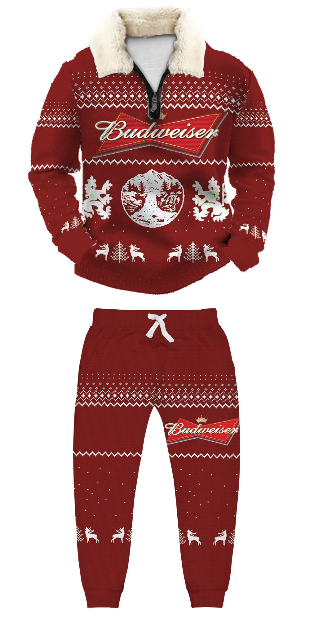 Ugly Quarter Zip Sweatshirt & Sweatpant Set bdab - product image