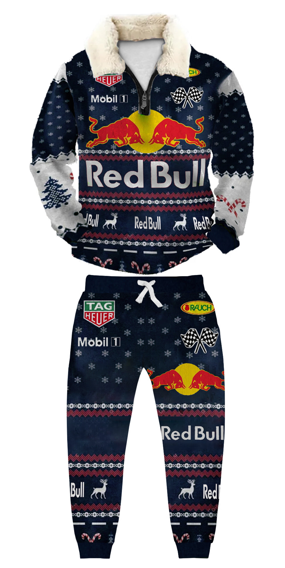 Ugly Quarter Zip Sweatshirt & Sweatpant Set 81f0 - product image