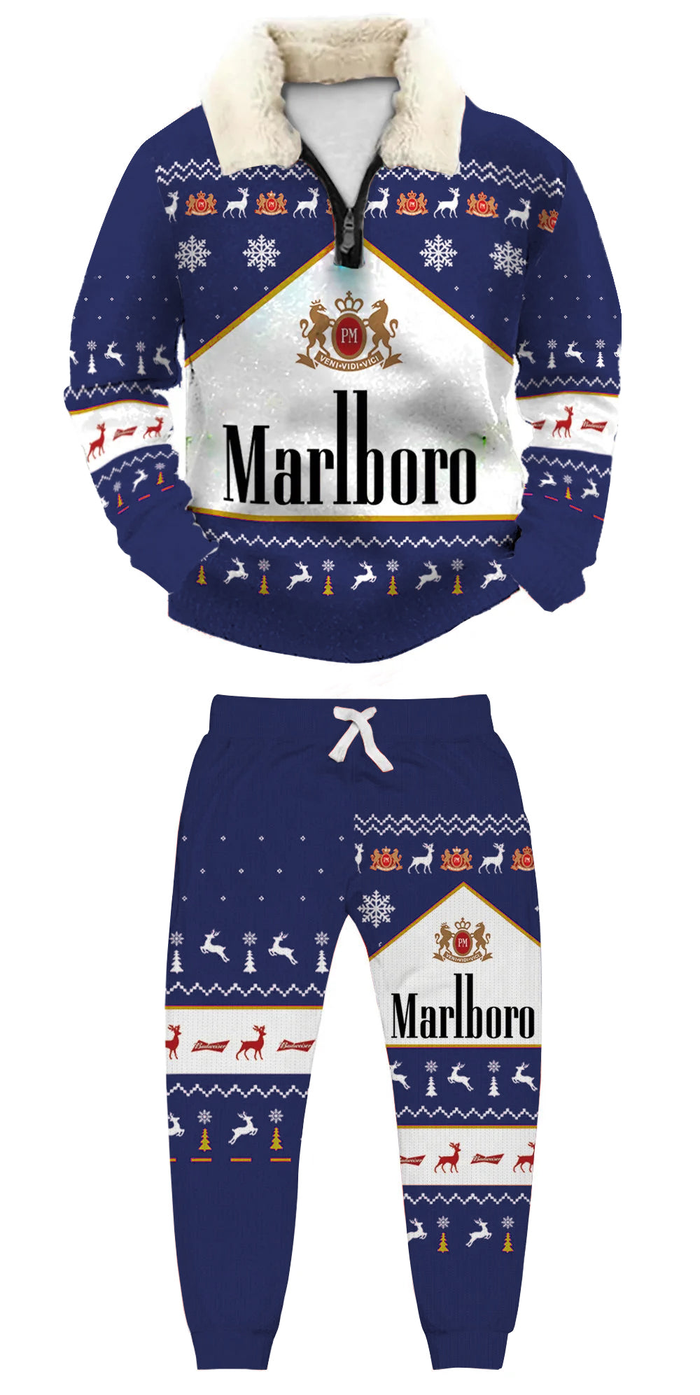 Ugly Quarter Zip Sweatshirt & Sweatpant Set 24f5 - product image 10