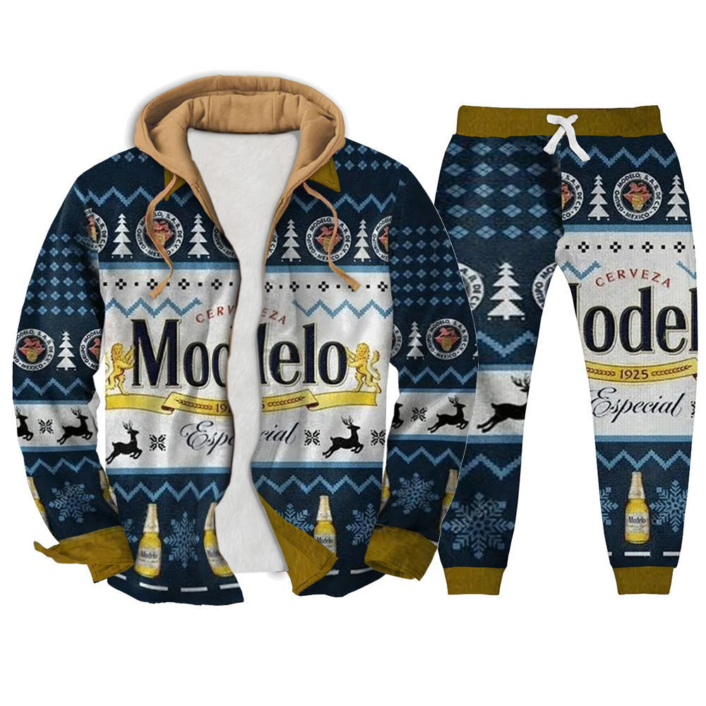 Ugly Zip Hoodie & Sweatpant Set 926c - product image