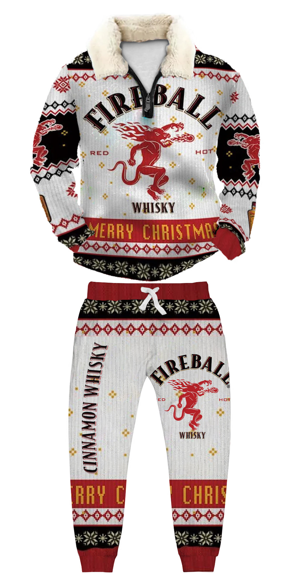 Ugly Quarter Zip Sweatshirt & Sweatpant Set 8ced - product image