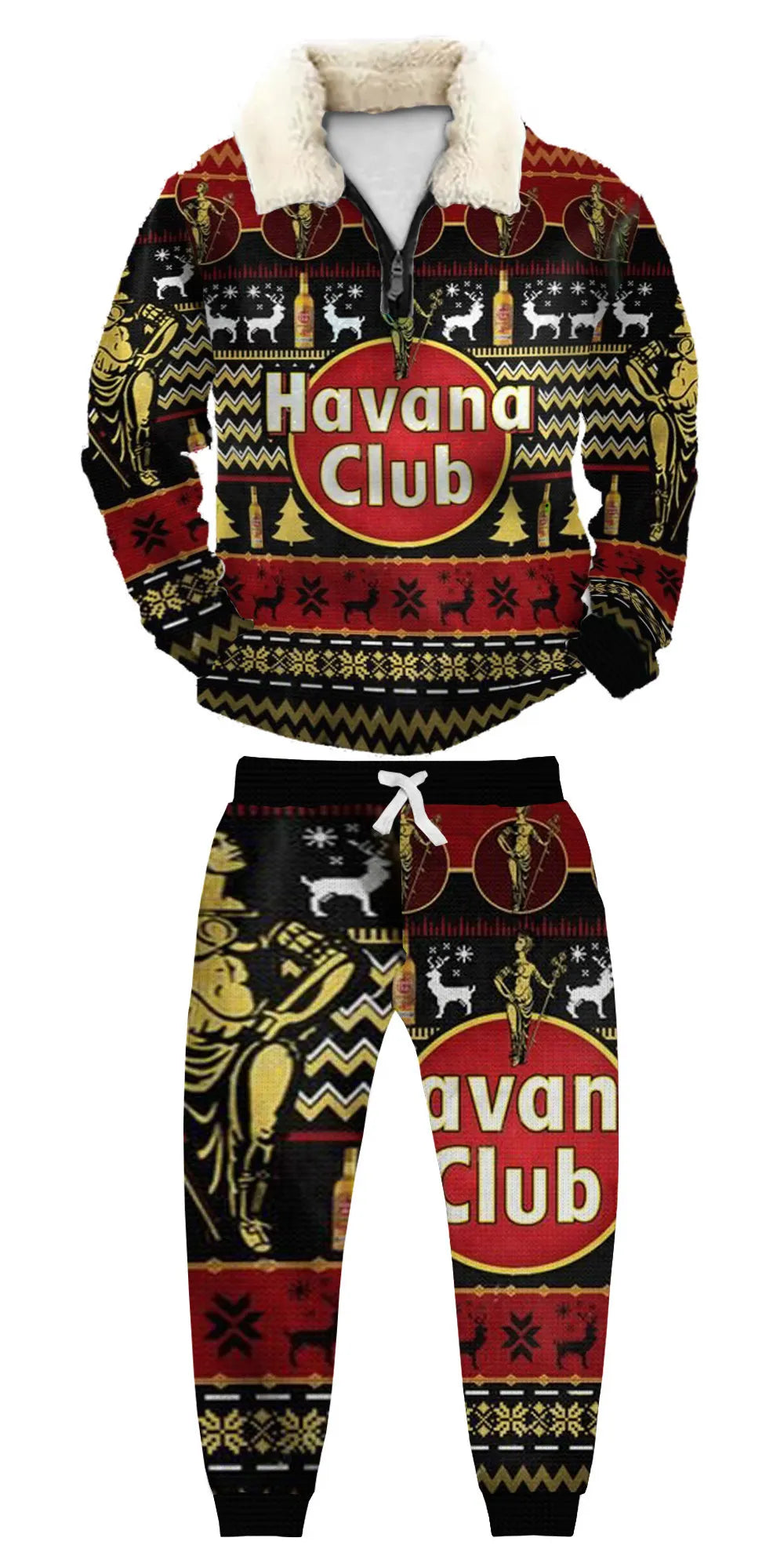 Ugly Quarter Zip Sweatshirt & Sweatpant Set c87f - product image