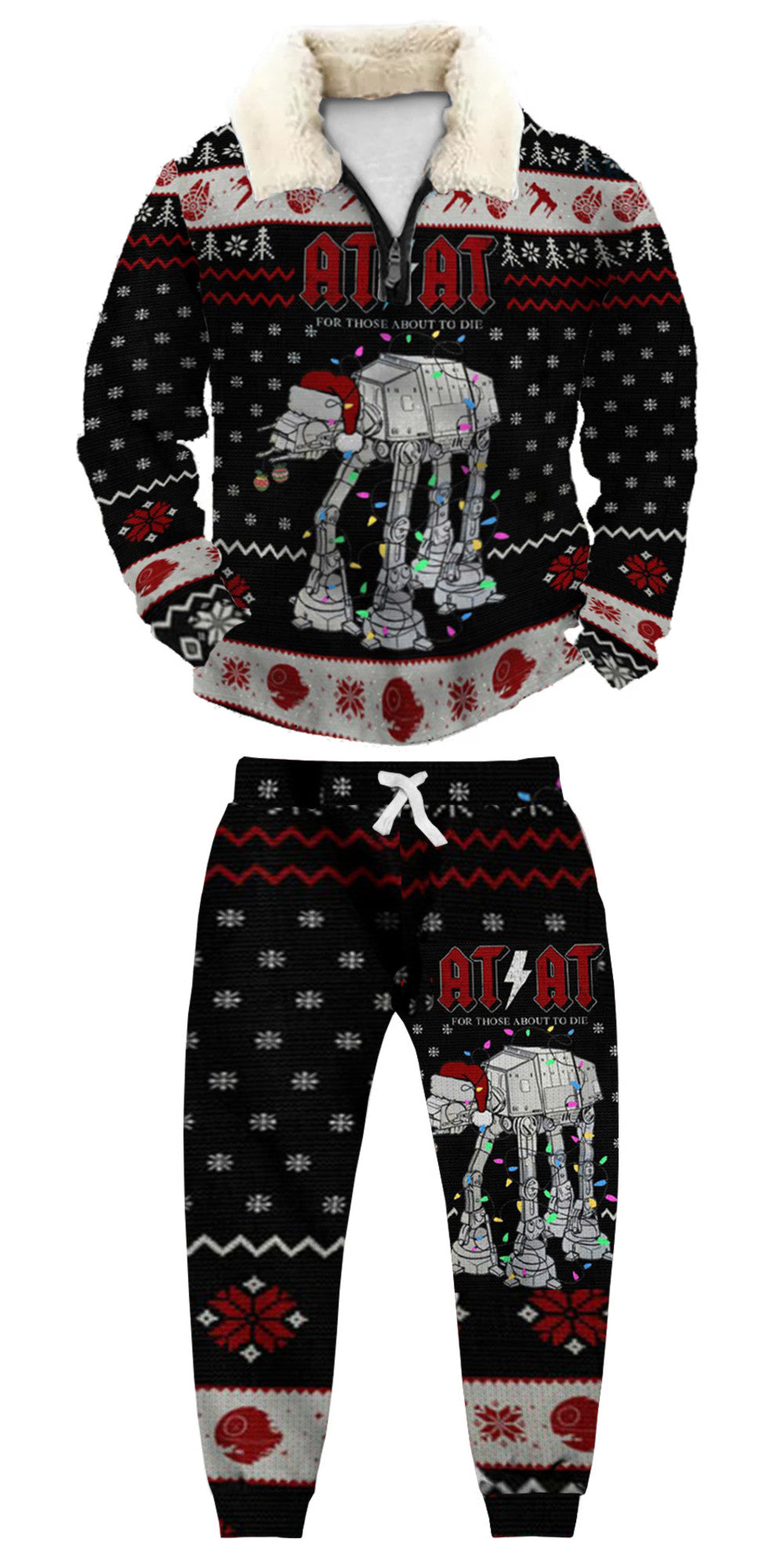 Ugly Quarter Zip Sweatshirt & Sweatpant Set 52e2 - product image