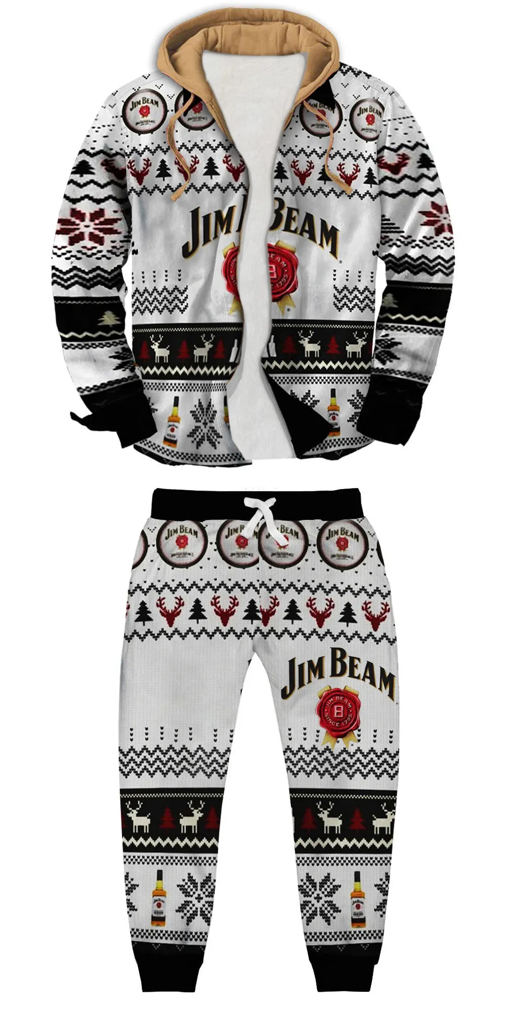 Ugly Zip Hoodie & Sweatpant Set 5536 - product image