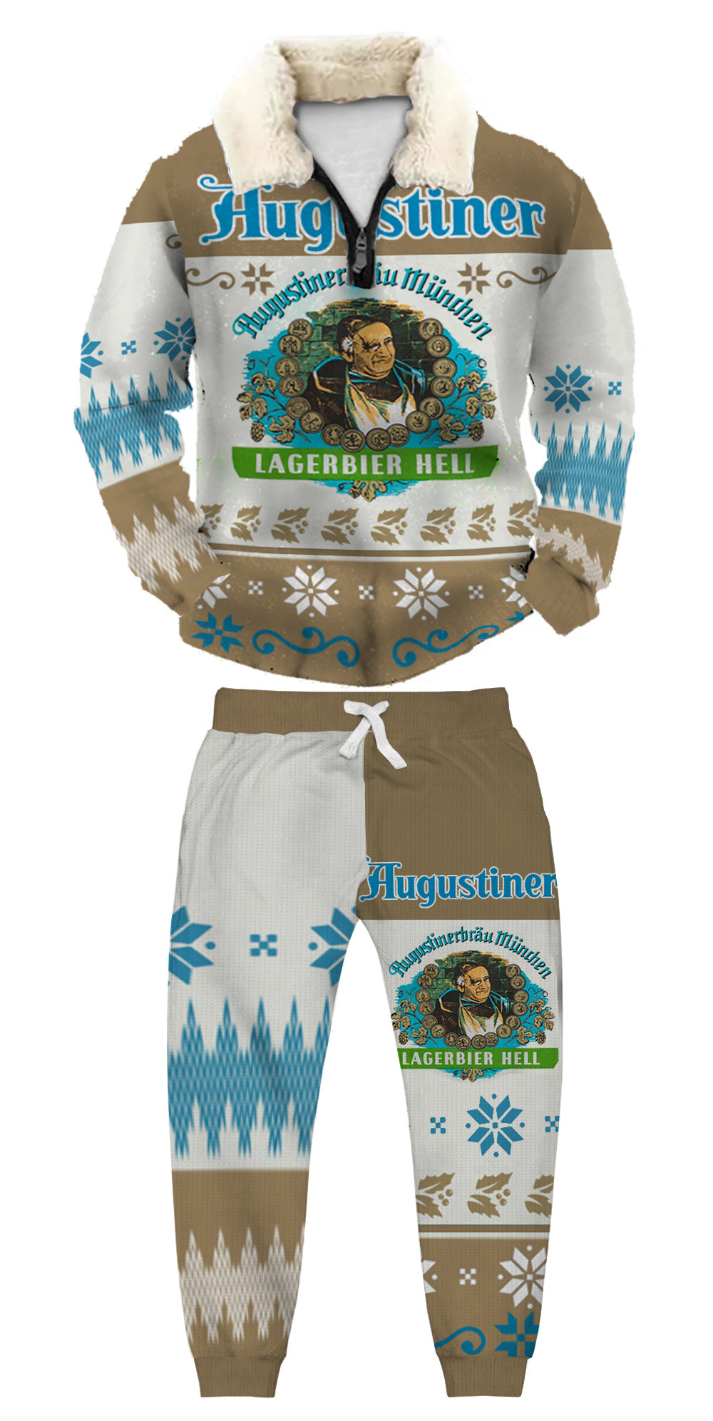 Ugly Quarter Zip Sweatshirt & Sweatpant Set 98c4 - product image