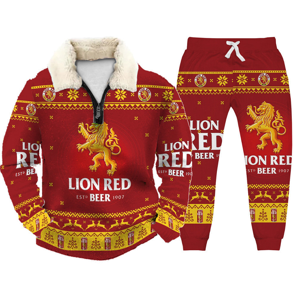 Ugly Quarter Zip Sweatshirt & Sweatpant Set 0324 - product image